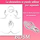 Nippelklemme für Frauen BDSM Edelstahl Nippelklemmen Brustwarzenklemmen Set drehbare Dehnung Nipple Clamps Extreme Spielzeug Hart Stark Nippel Klemmen Brustwarzen SM Folter Werkzeuge Toys Männer Frau