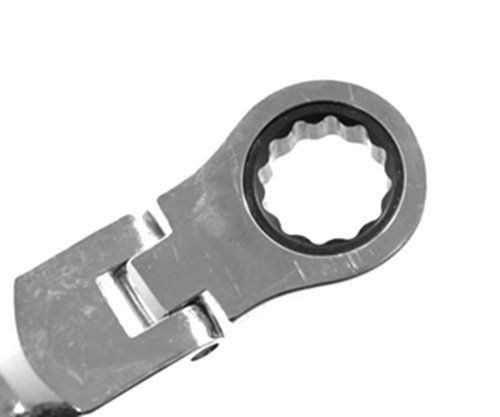 Chiave Combinata Con Testa A Cricchetto 17 Mm Fervi 0700/17 - Foto 7