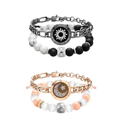 Bracelets tactiles longue distance pour couples : rompez la solitude de l'absence