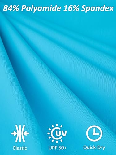 Poroka 3 Pieces Girls UPF 50+ Sun Protective Rash Guard Toddler Swim Shirt Quick Dry Toddler Girl Sports Shirt3