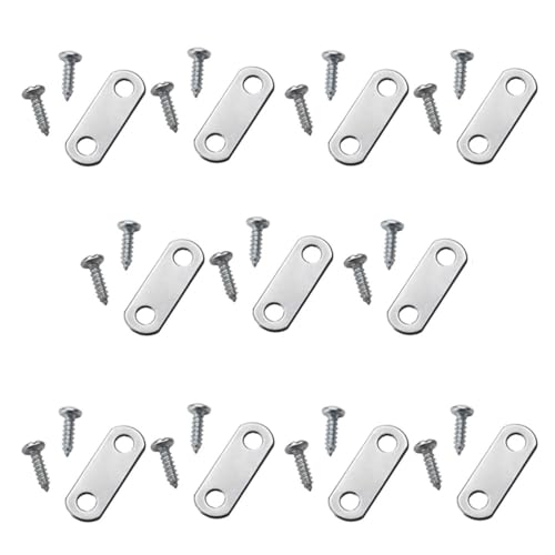 Image of 100 Pack Flat (0 /0 inch) Canvas Offset with 200 pcs 6 X 3 /8 inch Pan-Head Screws Included