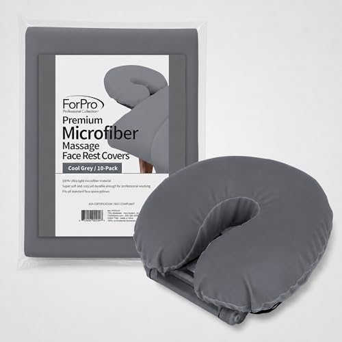 Fundas de microfibra para spa y centros de fisioterapia ForPro gris transpirable 2