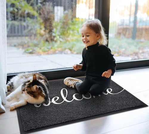 EARTHALL Funny Welcome Mats, Front Door Mat for Outside Entry, Doormat Outdoor/Indoor Entrance, Rugs Entryway Indoor, Outdoor Home Porch Decor 30\"x17.5\" - Thumbnail 6