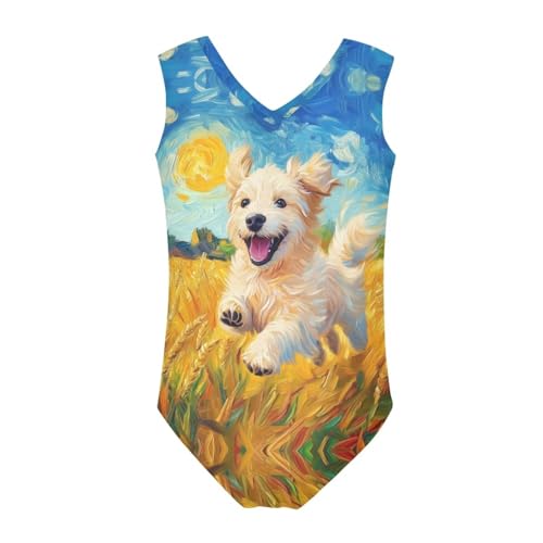 Image of ZFRXIGN Leotards for Girls Gymnastics 3-14 Years Kids Dance Clothes Summer Beachwear