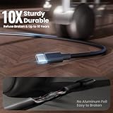 AOURUCH 65W USB C Fast Charger for Nintendo Switch 2, 5.64FT Charging Cable Power Adapter, Compatible with Steam Deck, Laptops, Tablets - Image 4