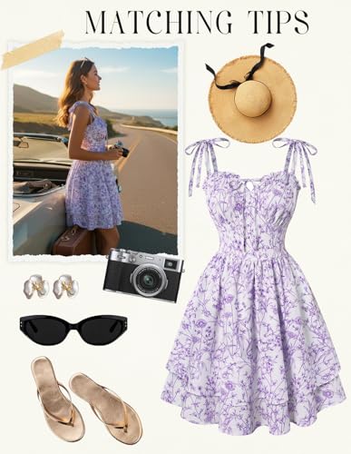 Image of Scarlet Darkness Floral Mini Dress for Women Corset Graduation Sundress