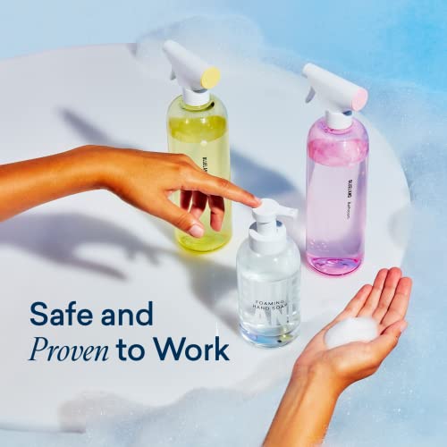 Blueland Clean Home Kit (3 Reusable Bottles + 3 Tablet Refills) Natural All Purpose Cleaner For Kitchen And Counters, Bathroom Cleaner For Shower And Sink, And Foaming Hand Soap #TOP4
