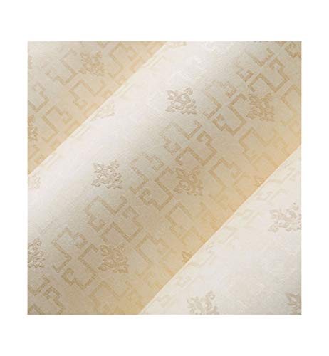 T-QZZQ Protección del medio ambiente chino 3d fino no tejido wallpaper dormitorio dormitorio casa de té salón pared celosía wallpaper, beige