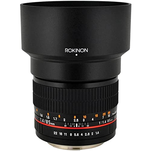Rokinon 85Maf-N 85Mm F1.4 Aspherical Lens For Nikon With Automatic Chip (Black) #TOP7