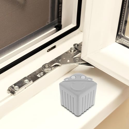 Protection d'angle en silicone souple gris lot de 2 pour fenêtres