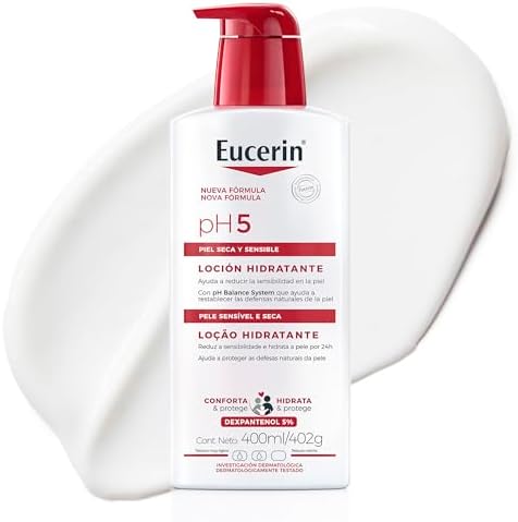 EUCERIN Loção Hidratante Corporal pH5 400ml, Pele Sensível, Dexpa...