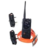 Aetertek AT-216D Professional Rechargeable 600 Yard Remote Dog Training Shock Collar,Beep ,Vibrate and 7 Levels Adjustable (Two dogs training system)