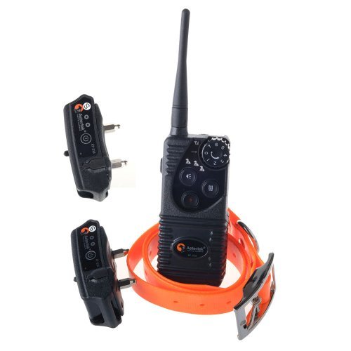 Aetertek AT-216D Professional Rechargeable 600 Yard Remote Dog Training Shock Collar,Beep,Vibrate and 7 Levels Adjustable (Two Dogs Training System)