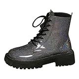 bottes cuir vernis noir femme ★ la ligne de silhouette classique, confortable et propre est plus élégante que jamais, facile à ajuster et à enfiler, tout en améliorant votre élégance vestimentaire et en gardant vos pieds confortables et confiants en toute occasion.