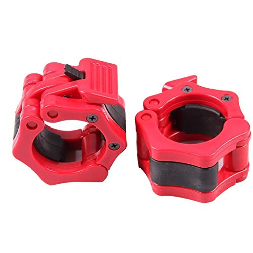 XGao 2" Barbell Clamps, 2pcs Solid Metal Locking Barbell Collars Quick Release, 2