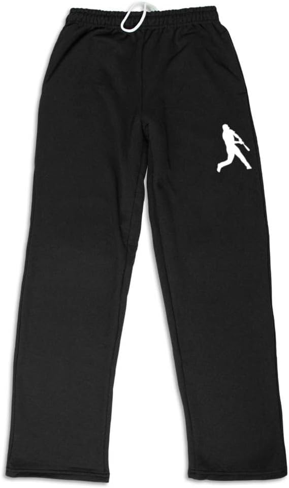 Baseball Batter Silhouette Sweatpants | Baseball Apparel by ChalkTalk Sports | Multiple Colors | Youth and Adult Sizes - Image 3