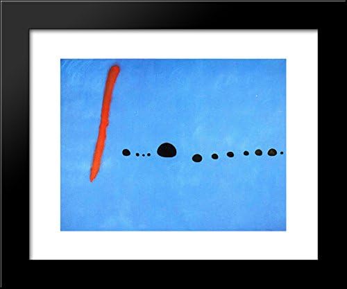 Blue II 20x24 Framed Art Print by Miro, Joan
