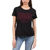 Junk Food x NBA - Monochrome Team Logo - Women's Short Sleeve Fan Shirt - Officially Licensed NBA Apparel Black
