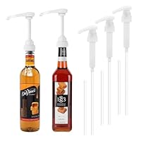 Dosierpumpe für Best Body Nutrition, 3 Stück Sirupspender Dosierpumpe mit 3 Langen und 3 kurzen Schläuchen, Wiederverwendbar Ersatz Sirup Pumpe für 750ml /1000ml Flasche