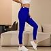 Warm Leggings for Women Con Forro Polar para Mujer Warm Plus Size Comfy High Waisted Black Fleece Lined Pants Thick Hiking Fleece Thick Leggings for Women Winter Royal Blue L