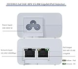 PROCET Gigabit PoE Injector 36V-48V 15.4W IEEE802.3af Standard Compliance PoE Ethernet Adapter for eero PoE 6, UniFi U6 Pro, U6 Mash Pro, G5 Bullet, Reolink RLC-810A/820A IP Camera, Wireless AP - Image 2
