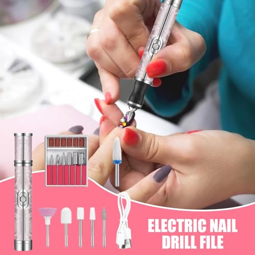 Kit de taladro de uñas recargable USB, el regalo ideal para adolescentes 2
