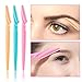 Eyebrow Razor, CGBOOM 24 Pieces Facial Razor Eyebrow Shaper for Women and Men, Shaving Grooming Eyebrow Trimmer with Precision Cover