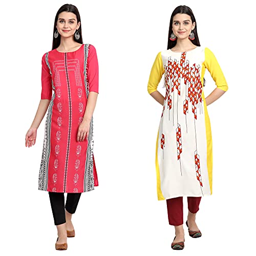 Image of Women's Crepe Regular Kurta