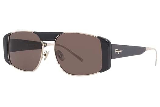 【ポン】 Salvatore Ferragamo ブラックサングラス サングラス - ウィメンズ | Ferragamo