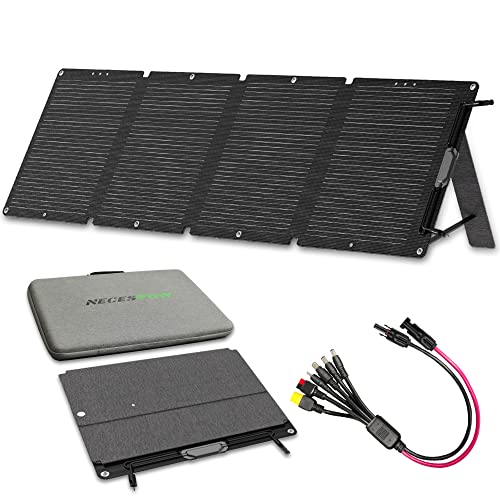 ソーラーパネル ソーラーチャージャー 高変換効率 折りたたみ式 MC4出力 単結晶 ETFE 太陽光充電 IP65防水 節電対策 太陽光発電 高発電効率 ボータブル バッテリー充電可能 持ち運び便利 コンパクト アウトドア ポータブル電源 非常用充電用 NECESPOW 1年