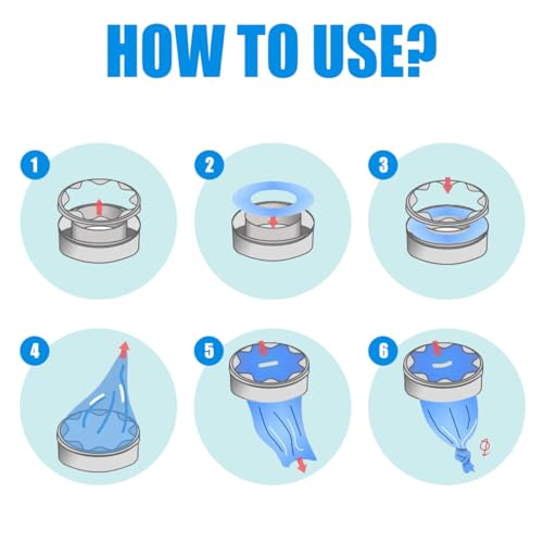 Image of Compatible with Diaper Genie Pails Diaper Pail Refills | 10 Pack Continuous Long-Roll Lemon-Scent Refills | Leak-Resistant Odor-Blocking Diaper Disposal Bags | Easy Cut & Tie System