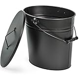 Kohleeimer aus robustem und hitzebeständigem Stahlblech