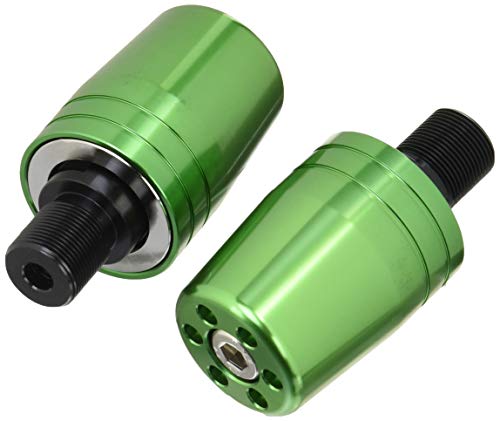 ポッシュ(POSH) ハンドルバーエンド カワサキ車用 M17カワサキ用 ウルトラヘビーバーエンド ライトグリーン 2個入 031989-18