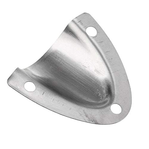 mewmewcat 4 unidades Marine Clam S-hell Vent Wire Cobertura do cabo de aço inoxidável Acessórios par