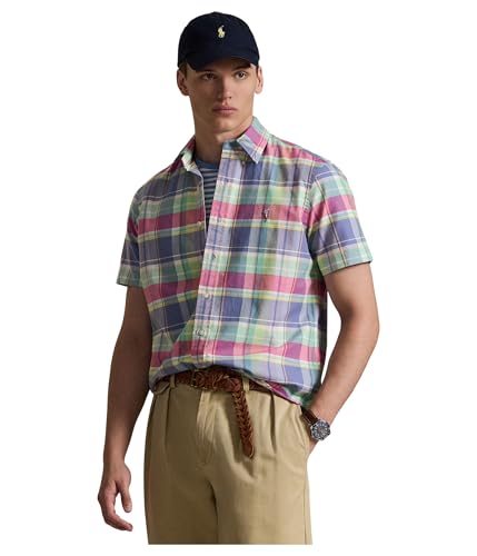 Image of POLO RALPH LAUREN Men's Classic Fit Plaid Oxford Shirt
