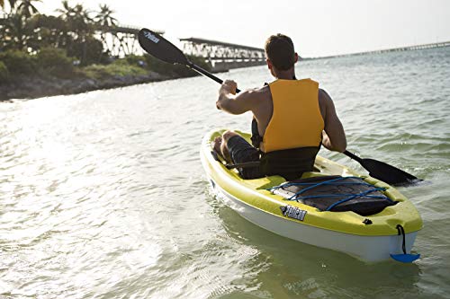 Image of Pelican - Poseidon Paddle - Aluminum Shaft with Reinforced Fiberglass Blades - Lightweight, Adjustable Kayaks Paddles - Perfect for Kayaking Boating
