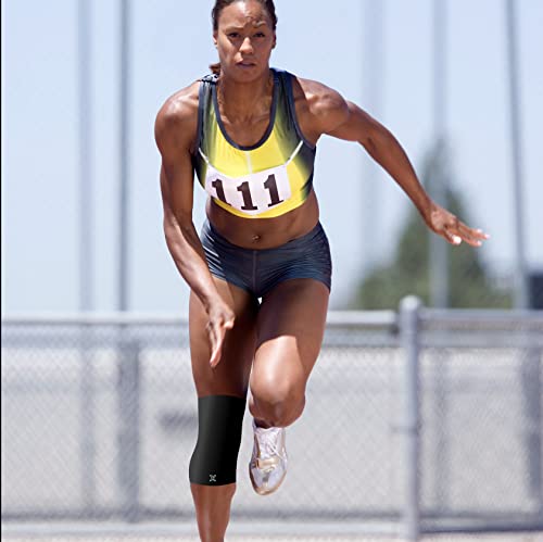 Body Helix Full Knee Compression Sleeve For Knee Pain Relief - Arthritis, Meniscus, Swelling, Acl, Sprains - Knee Sleeve For Women And Men - Hsa, Fsa Approved Knee Brace (Black, Medium) #TOP6