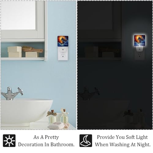 Lámpara de noche LED con sensor crepuscular para niños miniatura 5