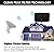 TV Antennas, HD Digital Antenna for Smart TV Indoor, 360°Signal Reception - Digital TV Antenna Indoor Support 4K 1080p for All Type of HDTV Digital TV's