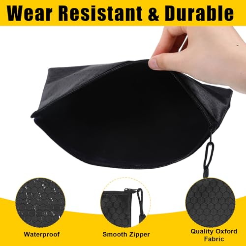 Geldtasche, Geldtaschen Banktasche Geldmappe Wasserdichte Dokumententasche A5 Geld Aufbewahrung Kleine Tasche mit Reissverschluss Geld Organizer für Bargeld Tasche für Reiseunterlagen (10)