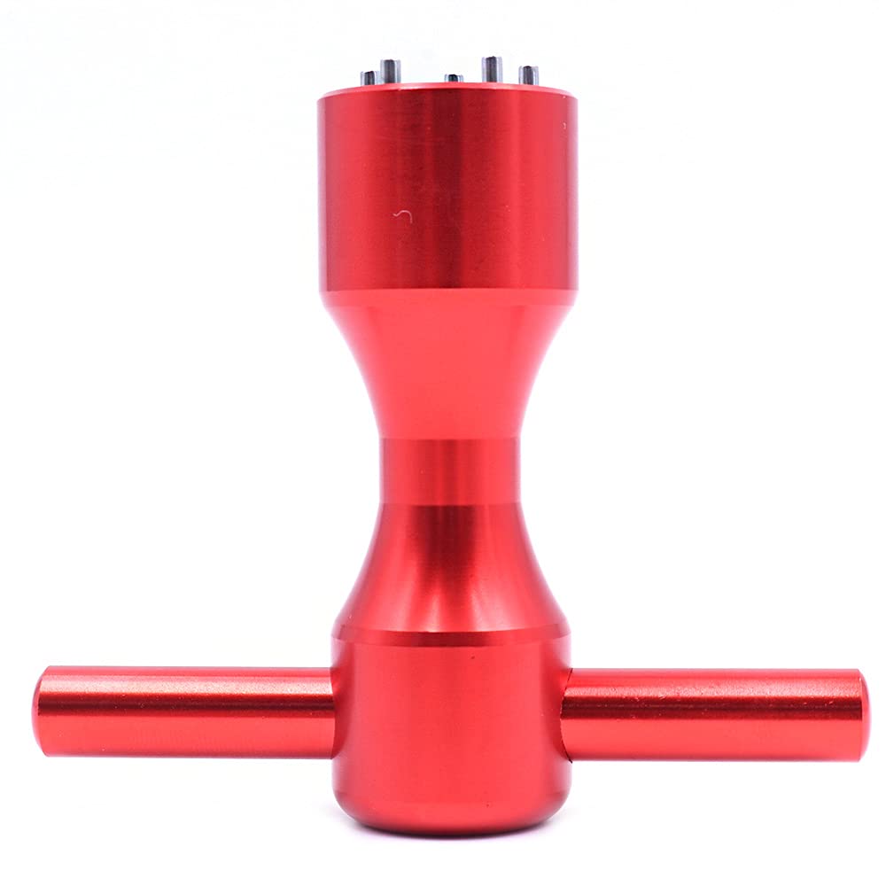 Llave de tornillo para palo de golf, 5 pines, roja