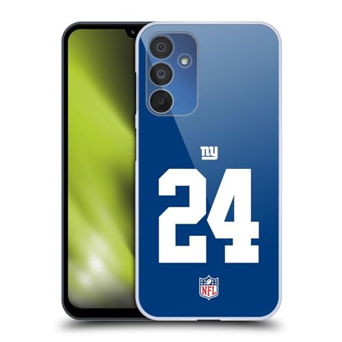 Coque dure New York Giants Samsung Galaxy A15 personnalisable avec numéros officiels de la NFL