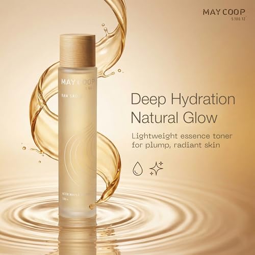 May Coop Raw Sauce Moisture Essence Toner | Hydrating Face Toner | Rice Toner for Dry, Sensitive & Acne-Prone Skin | Pore Refining Korean Skincare with Centella & Birch Sap 5.07 fl oz