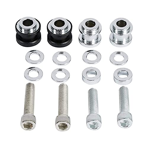 Rack destacável Sissy Bar Tour Rack de 4 pontos para Harley Deluxe Heritage Classic Softail Slim Fat