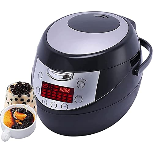 ZMJGLL Olla de Perla automática, cocedor Comercial de Tapioca de Perla Fabricante de Perlas Cocina de té con Leche para té y té de Burbujas y té con Leche Pantalla táctil (6L)