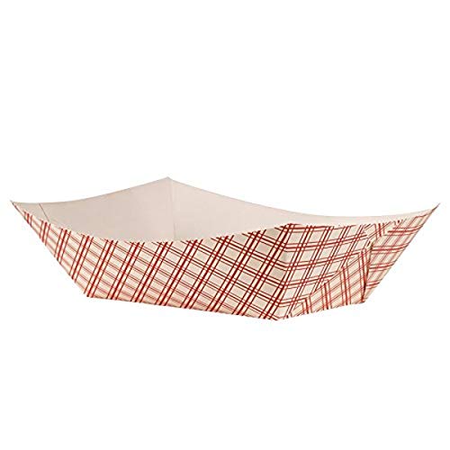 Empress EFT1000 Plaid Food Tray, 10 lb. Capacity, 12