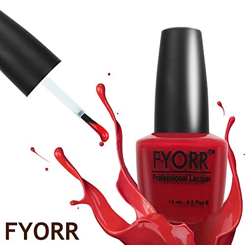 Image of Cherry Blast Professional Nail Polish | Long Lasting, Quick Dry, Chip Resistant, High Shine Nail Paint | Smooth & Easy Application, Vibrant Trendy Shades for Women & Girls Party Daily Use 15ml