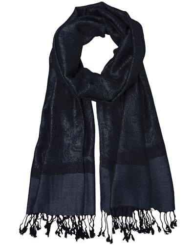 KMystic Paisley Two Tone Vintage Pashmina Scarf Wrap Shawl