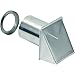Broan 642 4" Round Duct Aluminum Wall Cap with Damper, Aluminum