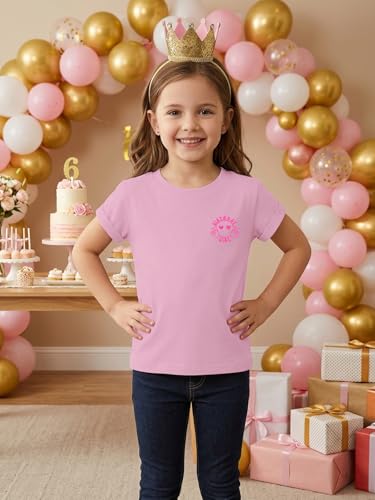 Image of YHHR Birthday Girl Shirt Tie Dye Girls Birthday Shirts 7-14 Year Kids Tops | Girls Birthday T Shirt, Cute B-Day Gifts Party Tops ,Birthday Outfits ,Letter Print Tees ,Graphic Short Sleeve Tee Tops